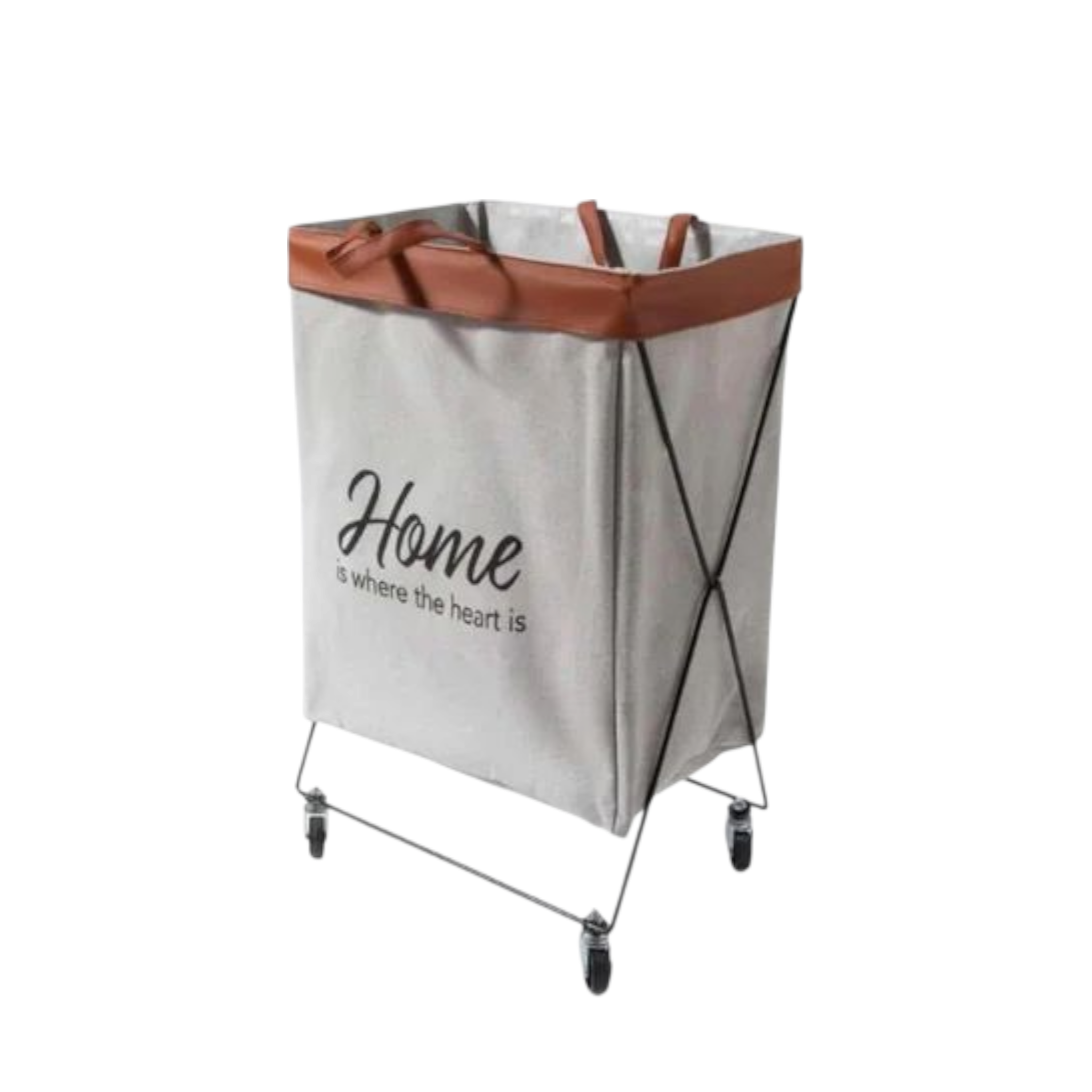 Foldicart Laundry Bin Basket with Wheels