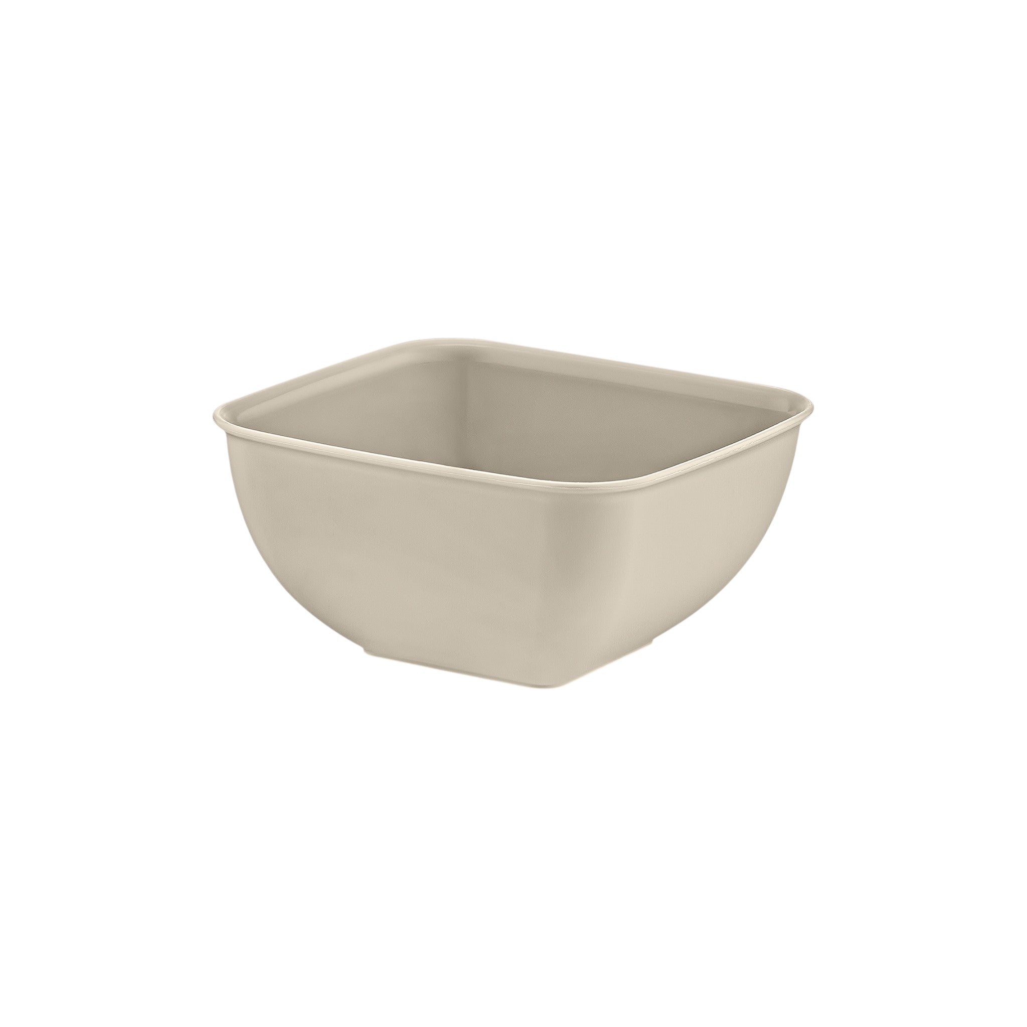 Poly Time Plastic Square Serving Bowl 1.3L