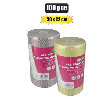 Disa All Purpose Cleaning Cloth Roll 50x22cm