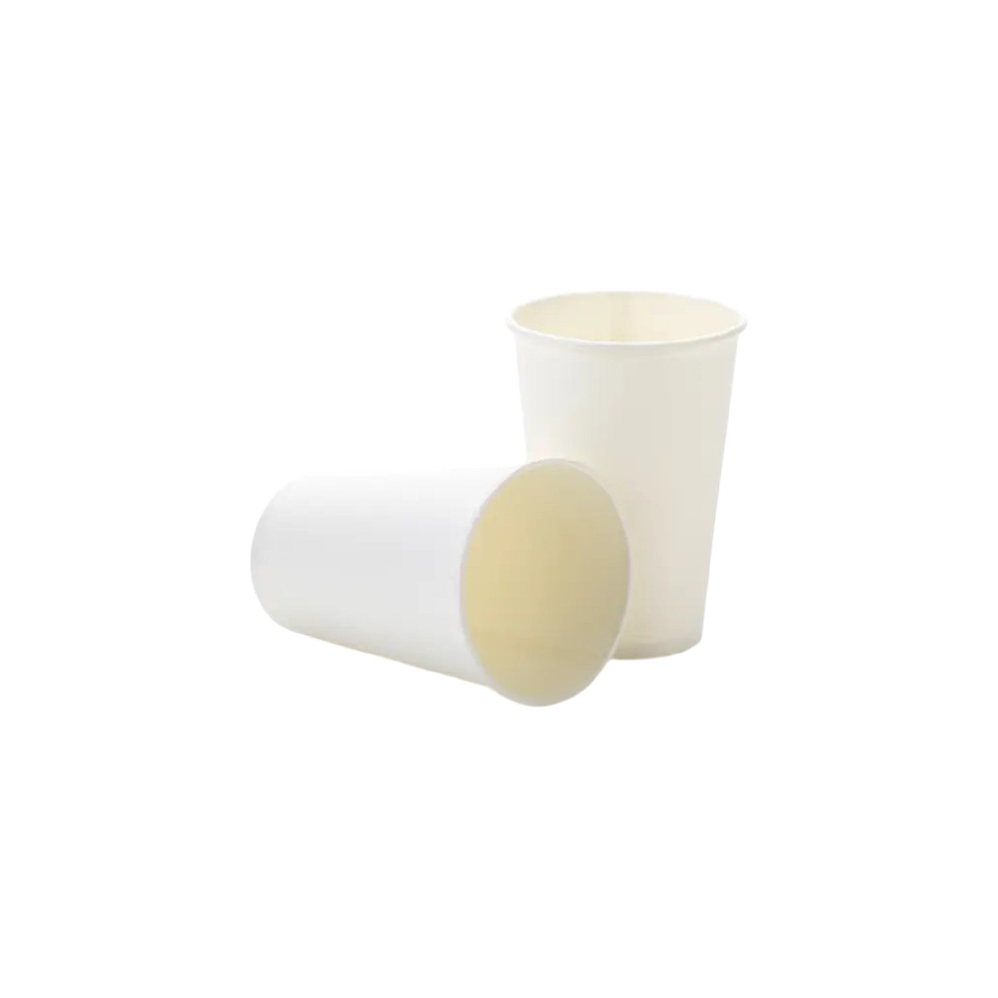 175ml Vending Paper Coffee Cups Disposable White 10pack