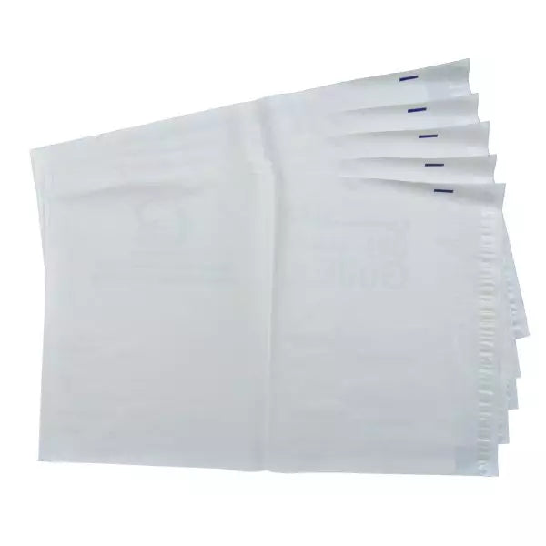 Tamper Proof White Courier Bag 38x53cm Self Adhesive Seal Packaging Pouch 30mic 1pc - White Inner Layer