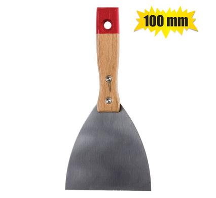 Paint Scraper Wooden Handle 100mm