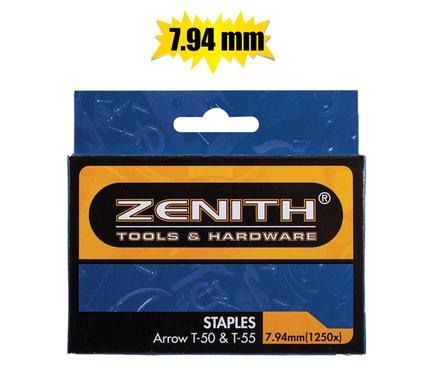 Zenith Staples T-50&55 7.94mm 1250pcs