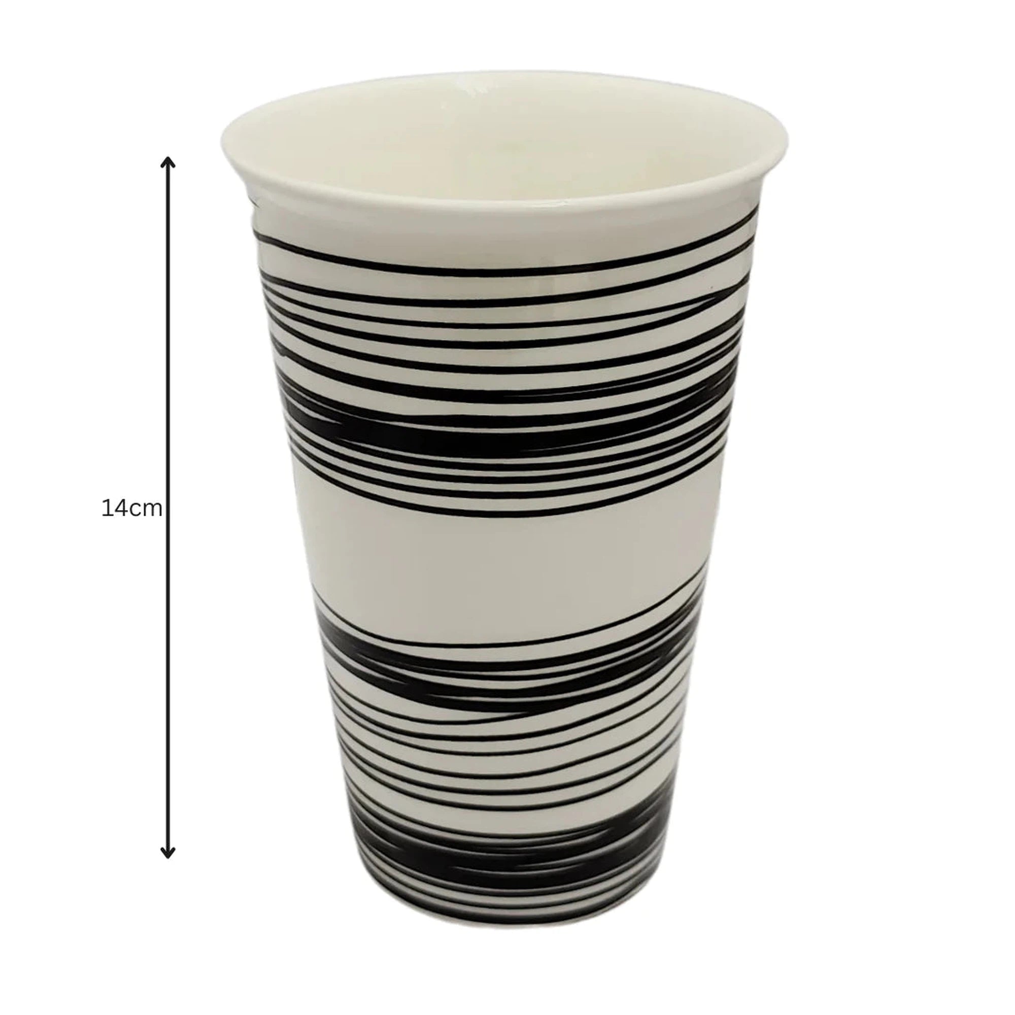 Porcelain Coffee Cup On-the-Go 495ml Silicone Lid SGN162