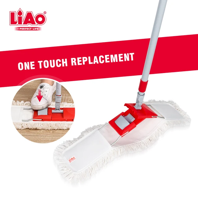 LIAO Cotton Mop Extendable Swivel XHCL005