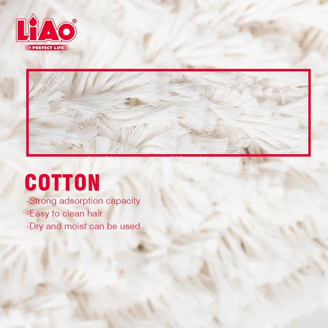 LIAO Cotton Mop Extendable Swivel XHCL005