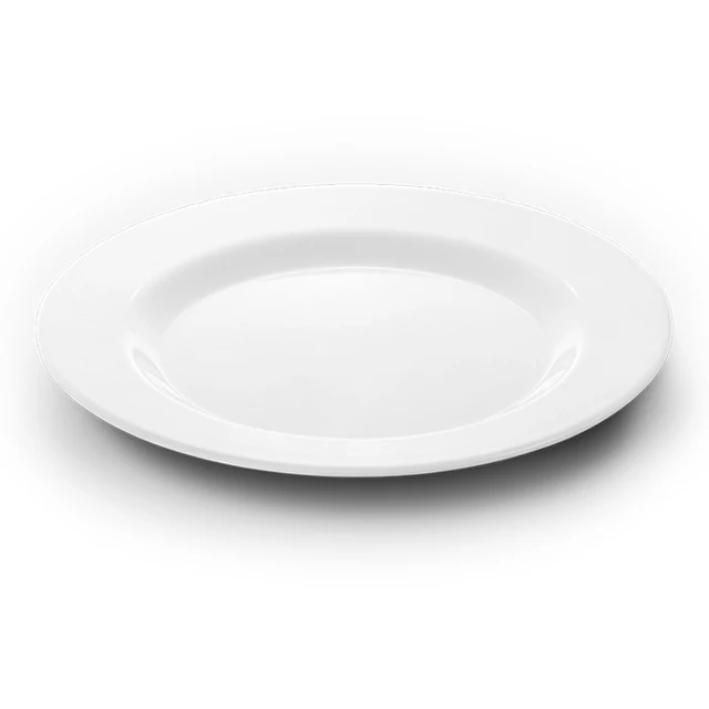 Ceramic Dinner Plate 10.5Inch White