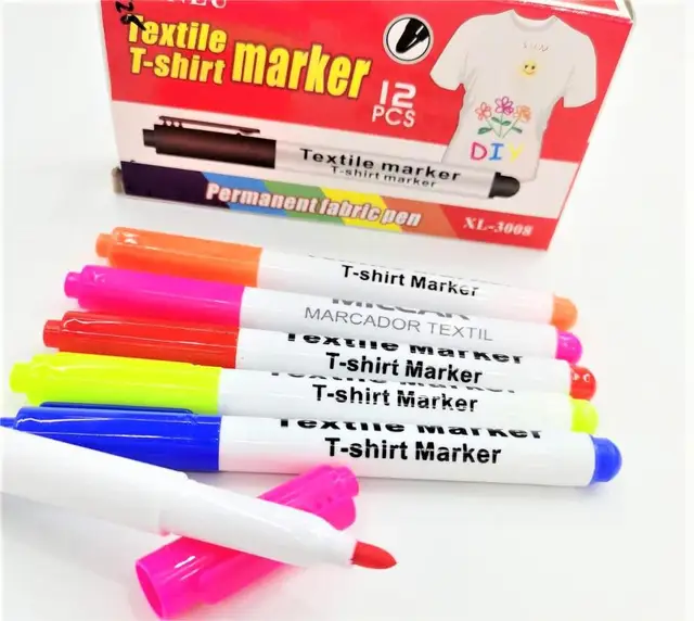 Fabric Marker T-Shirt Textiles