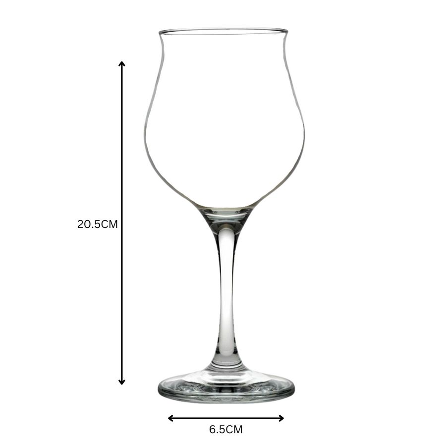 LAV Glass Tumbler 340ml Stemmed Juliet Red Wine SGN1728