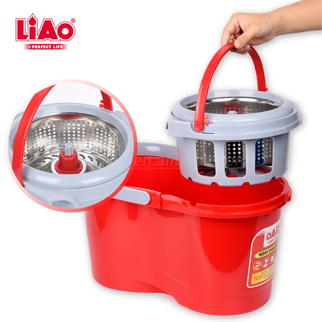 LIAO Tornado Mop with Bucket Steel XHCL087