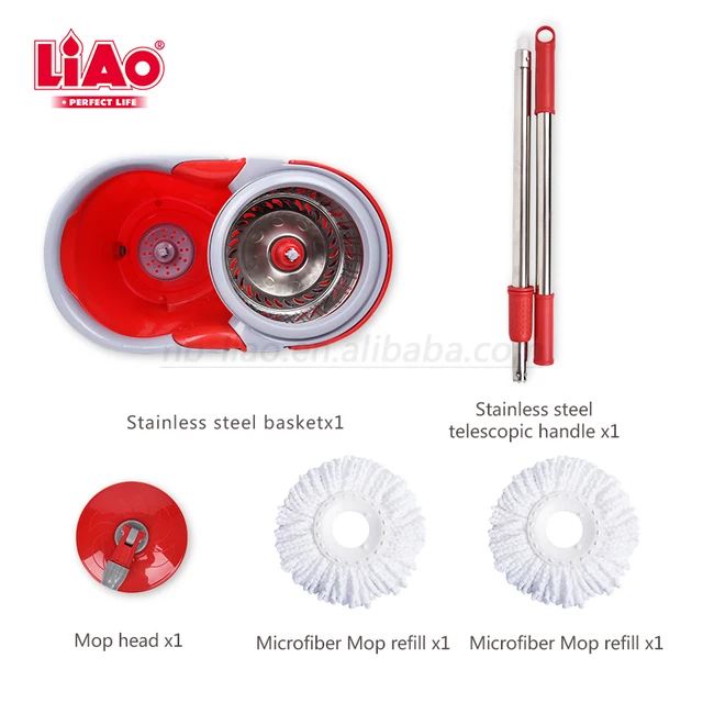 LIAO Tornado Mop with Bucket Steel XHCL087