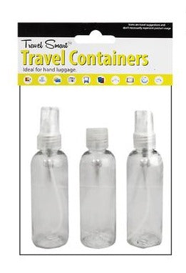 Travel Bottle 3 Pack 100ml