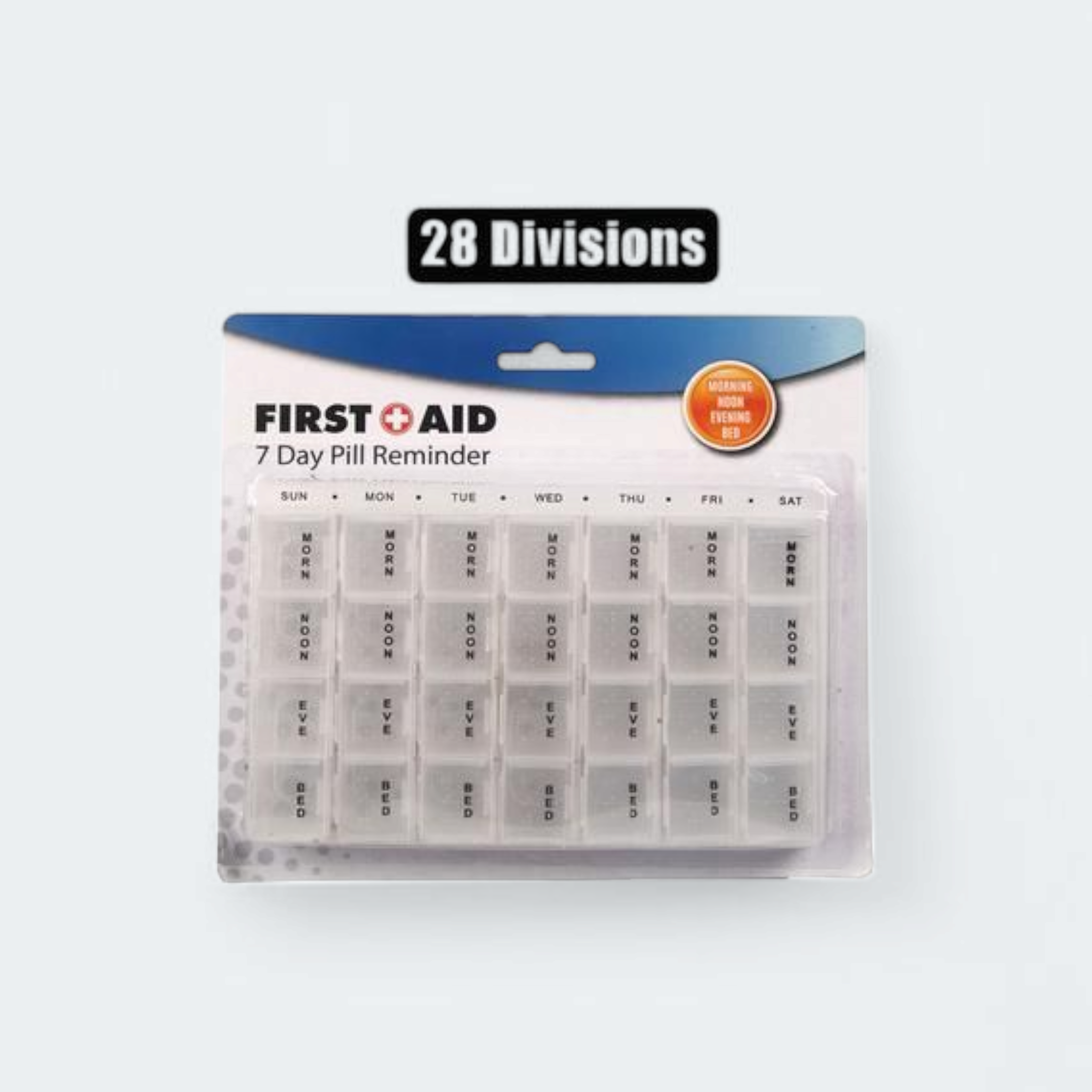 Pill Reminder Container  28-Grid Compartments