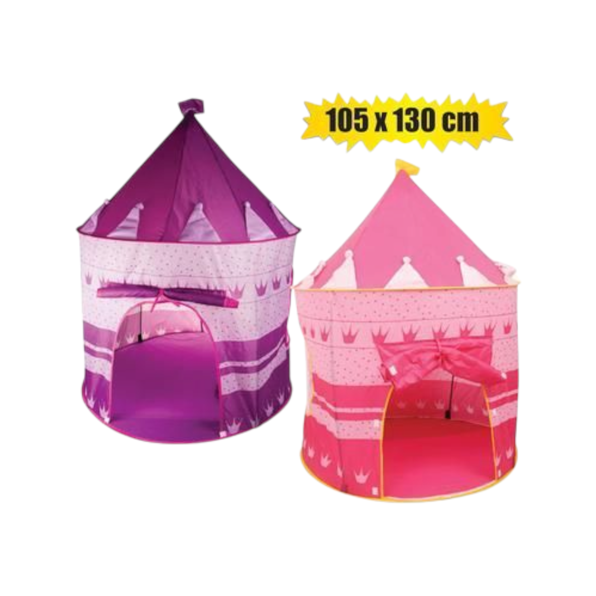 Pop-Up Play Tent Castle Girl 105x130cm