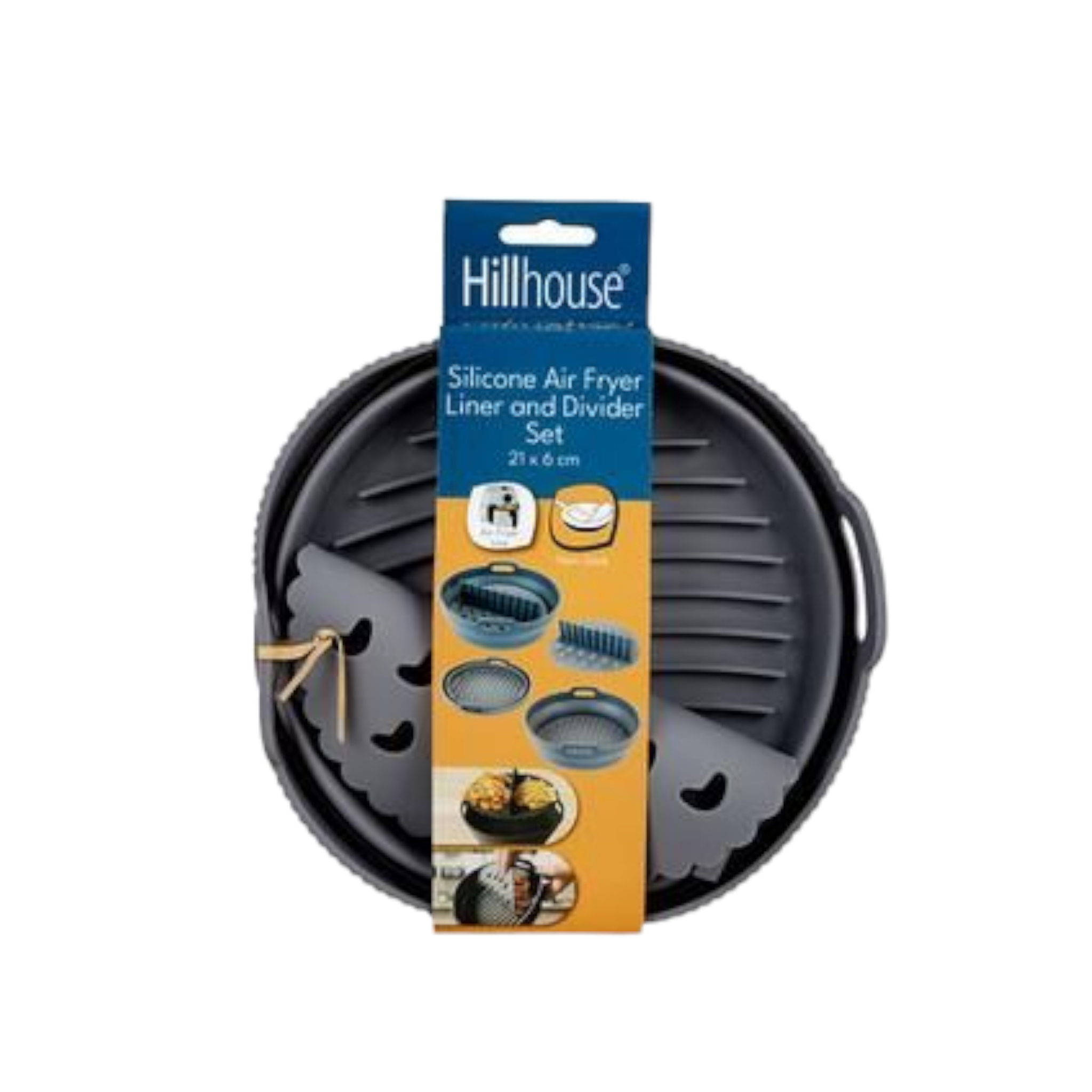 Air Fryer Liner & Divider Round 21x6cm