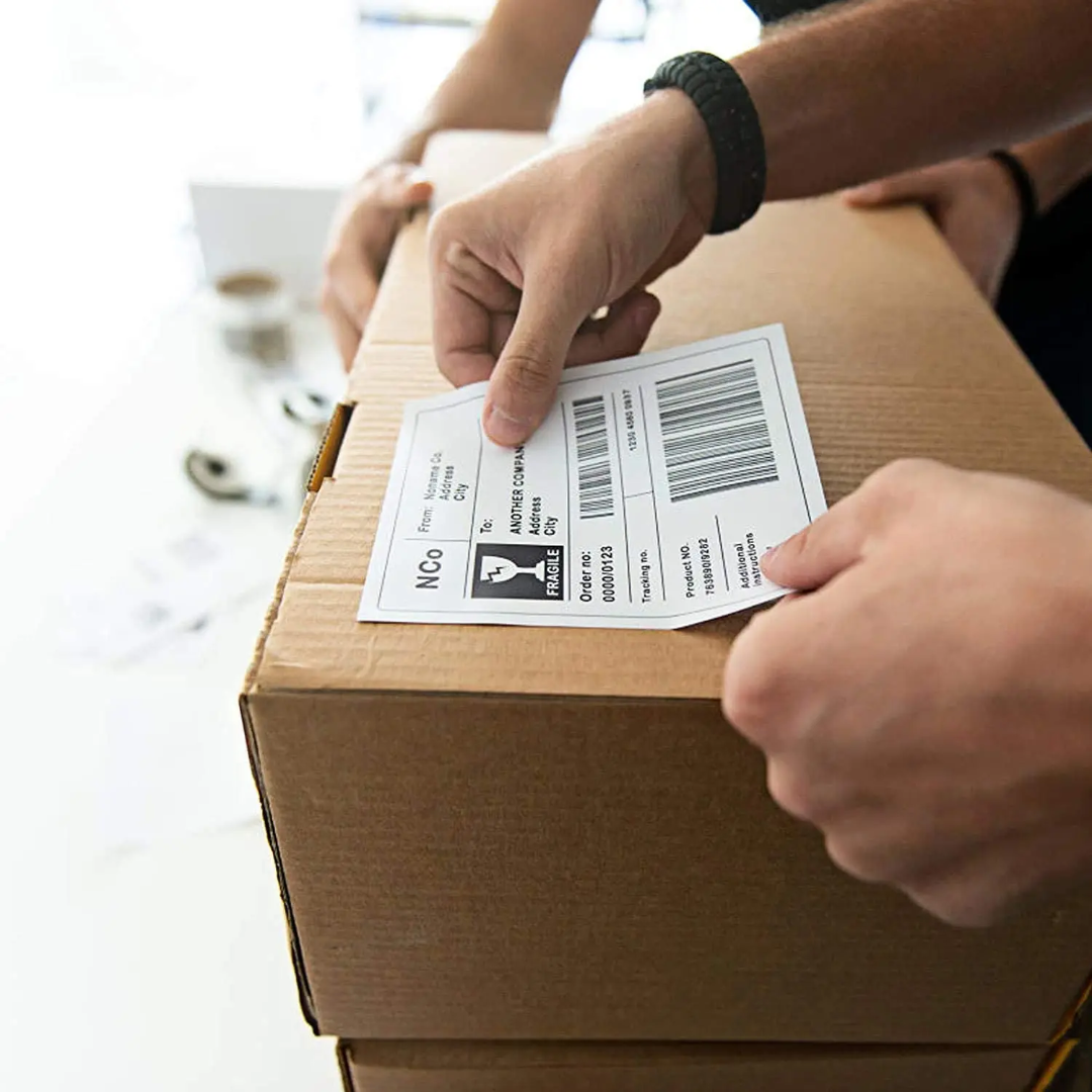 Barcode White Printer Lable 100x150x500 Thermal