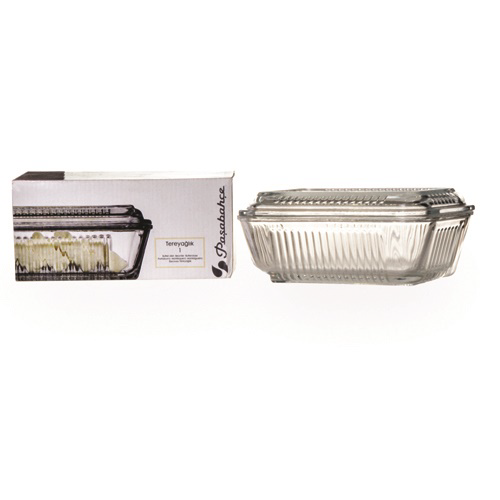 Pasabahce Frigo Glass Storage Butter Dish 250g with Lid 23197