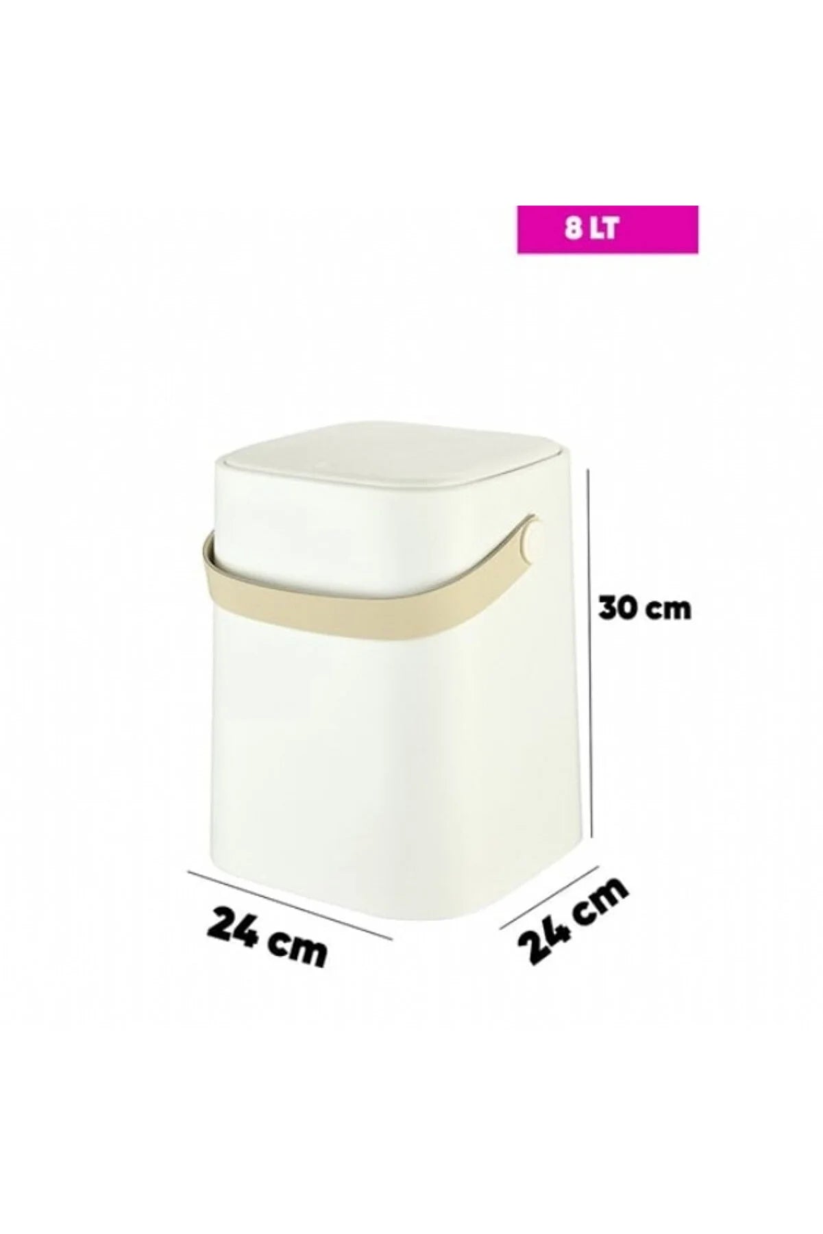 Tuffex Plastic Big Magic Dustbin 8L