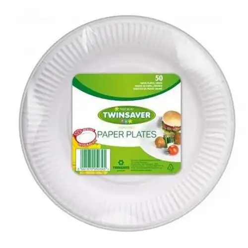 Twinsaver Paper Plates 50pack
