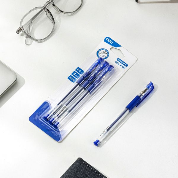 Deli Daily Gel Pen 0.5mm Blue Ink E6600S-MT-BL 1pc