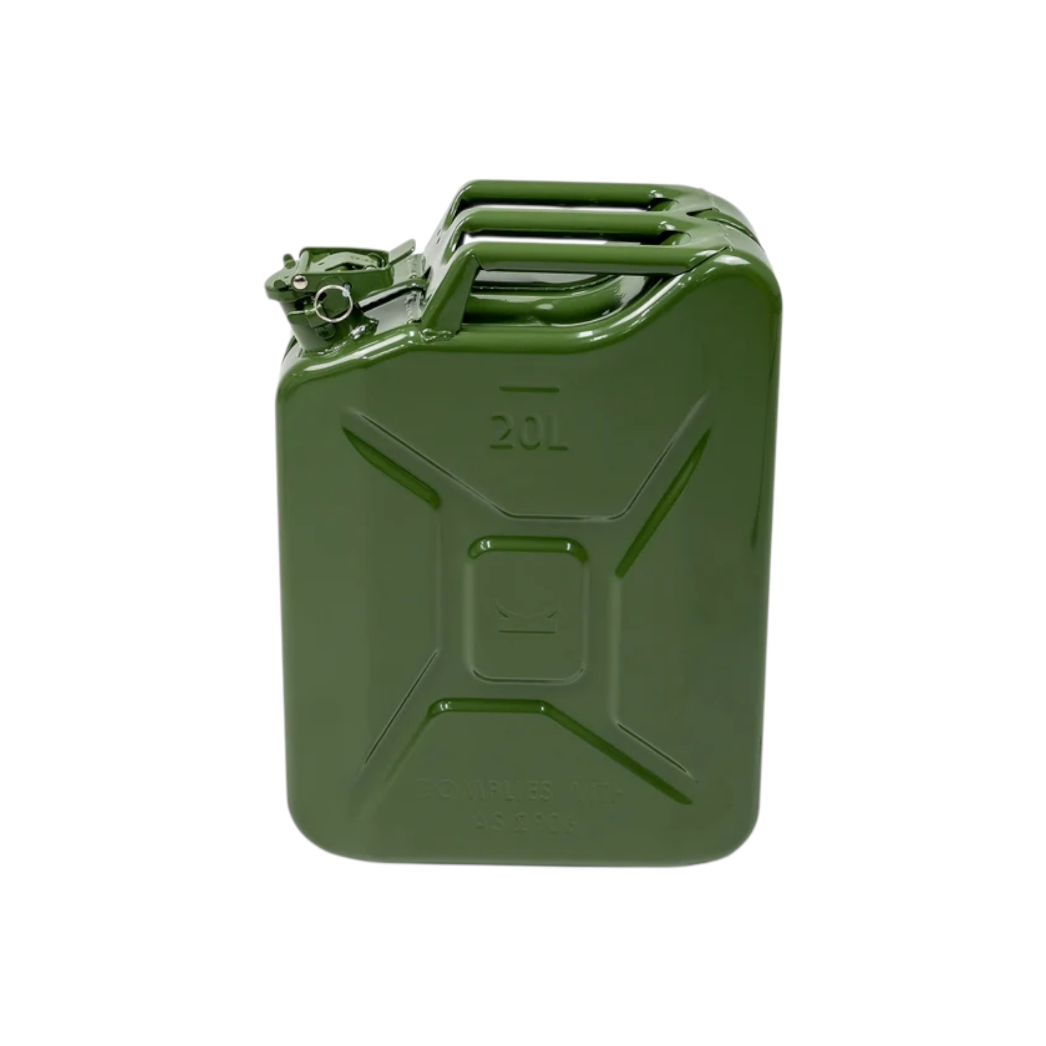 20L Fuel Jerry Can Metal - Portable