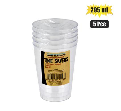 Timesavers Picnic Disposable Tumbler 295ml 5 Pack