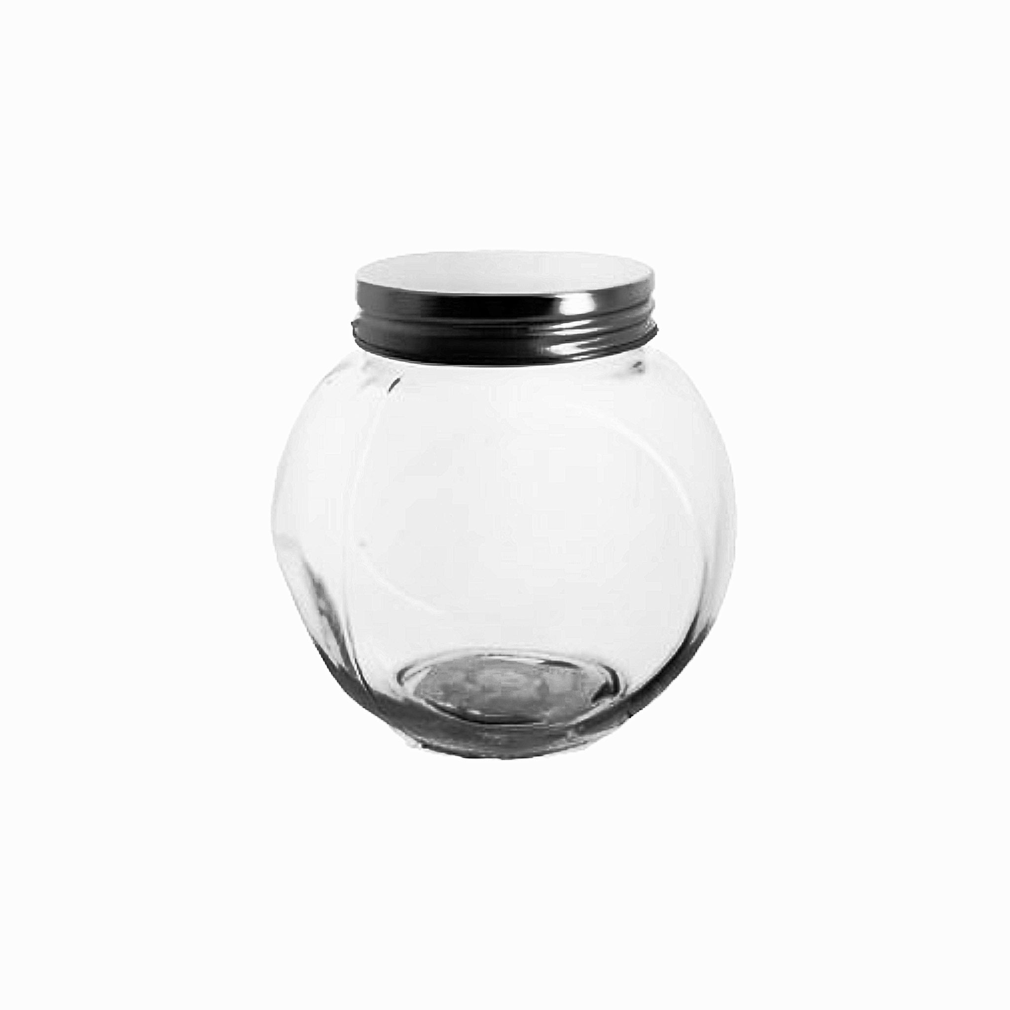 Glass Canister Jar 450ml Round GL2869