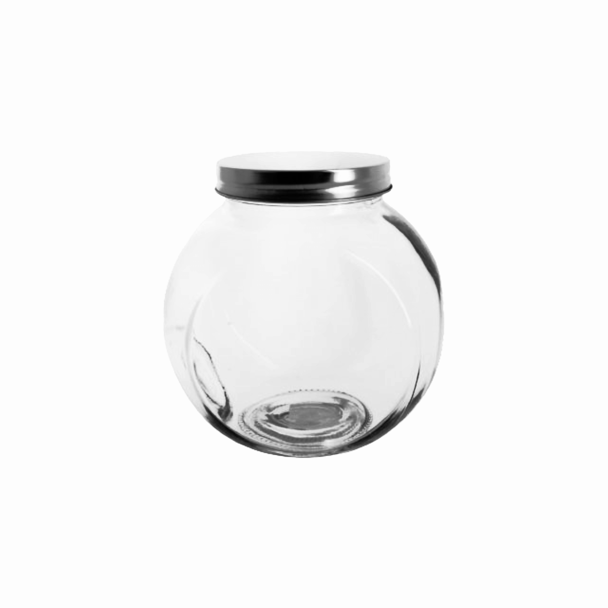 Glass Canister Jar 1500ml Round GL2867