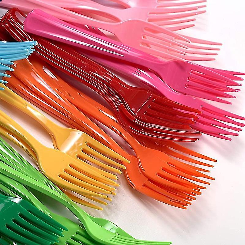 Disposable Plastic Cutlery Forks 15cm 12pack