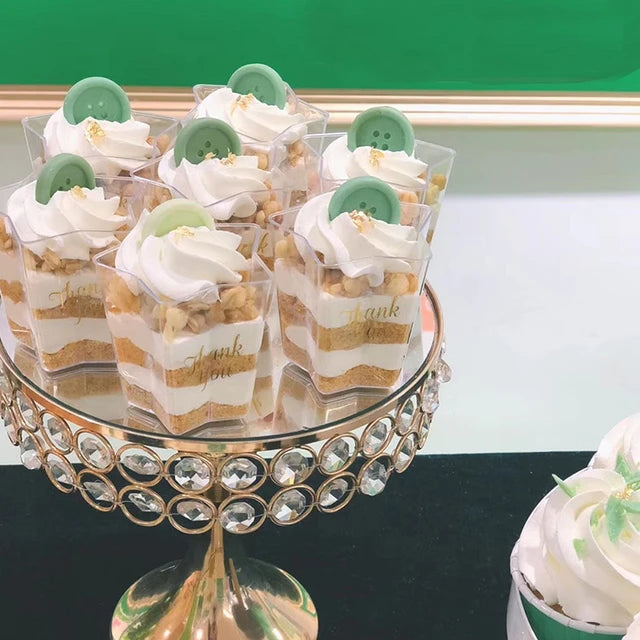 Acrylic Mini Dessert Cup 135ml 20pack with Lid