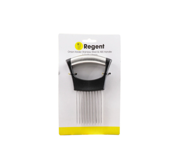 Regent Kitchen Onion Holder For Slicing Stainless Steel ABS 21133