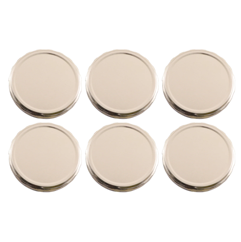 Regent Storage Jar Lids Gold 70mm 6pack 21572