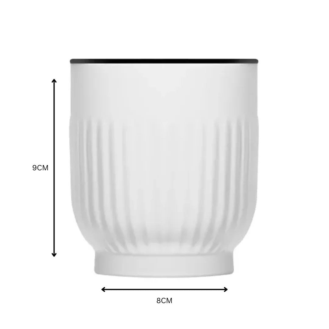 LAV Tokyo Glass Tumbler 330ml White Frosted Whisky