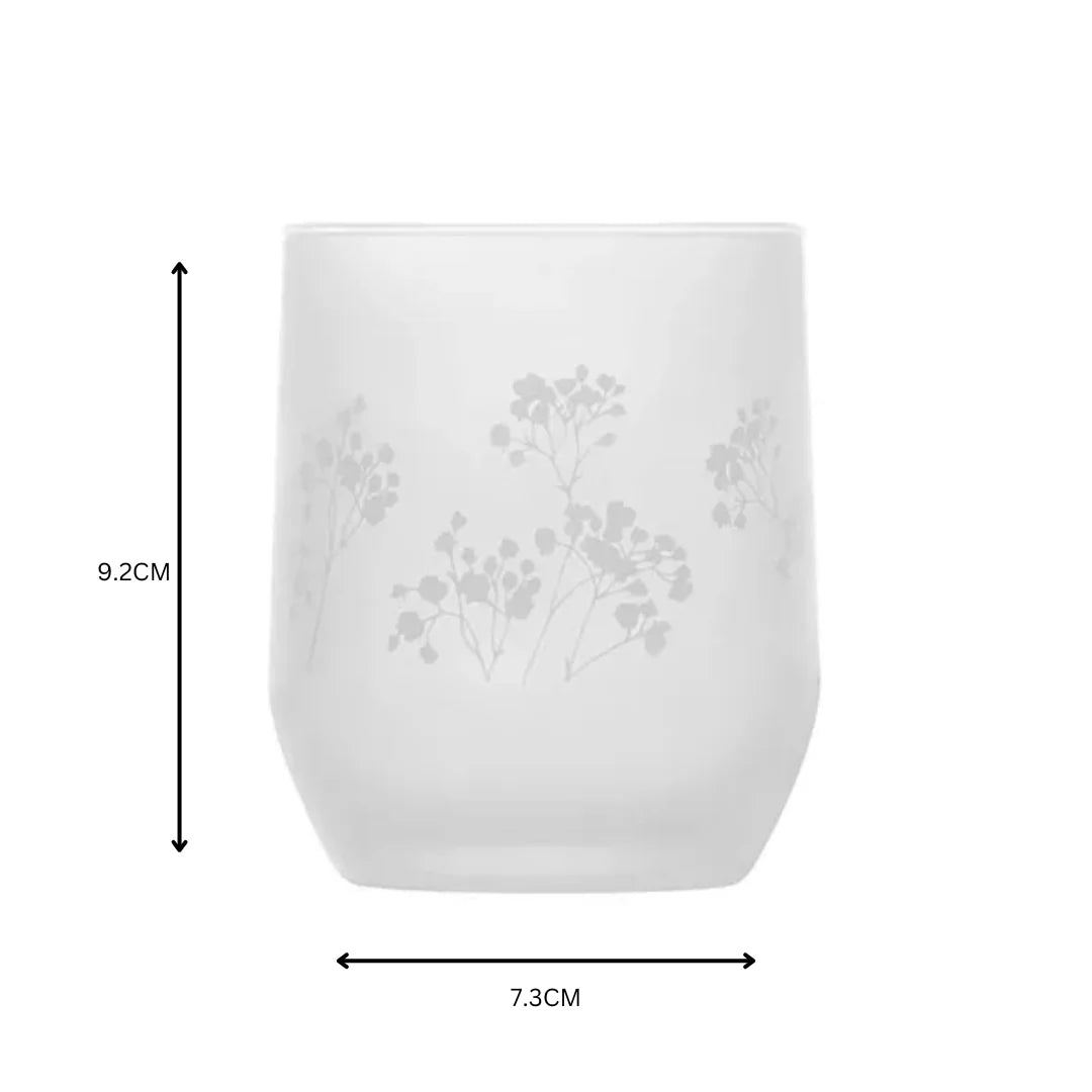 LAV Tokyo Glass Tumbler 315ml Clear Frosted Whisky