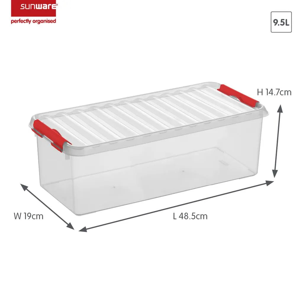 Sunware Q-Line Storage Utility Container Box 9.5L