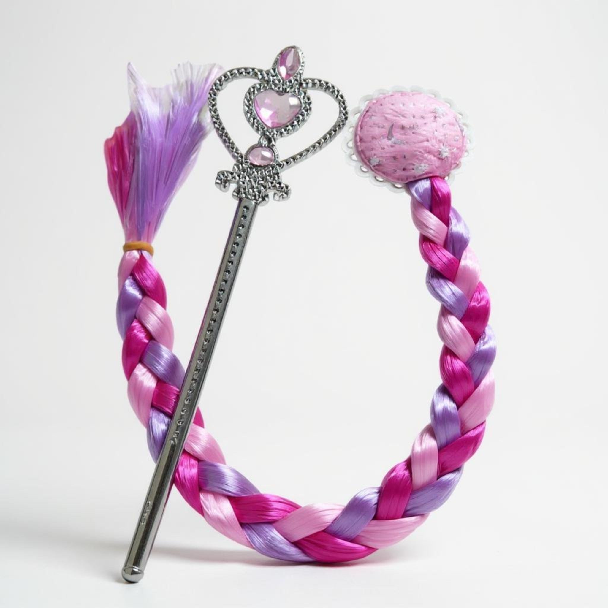 Princess Tiara Set Pink with Wand