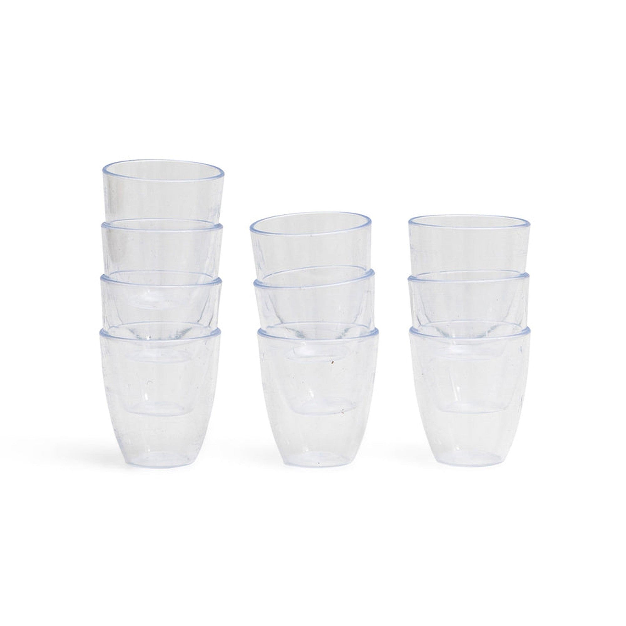 Otima Sienna Shot Glass 25ml Tot measure Plastic 10pc