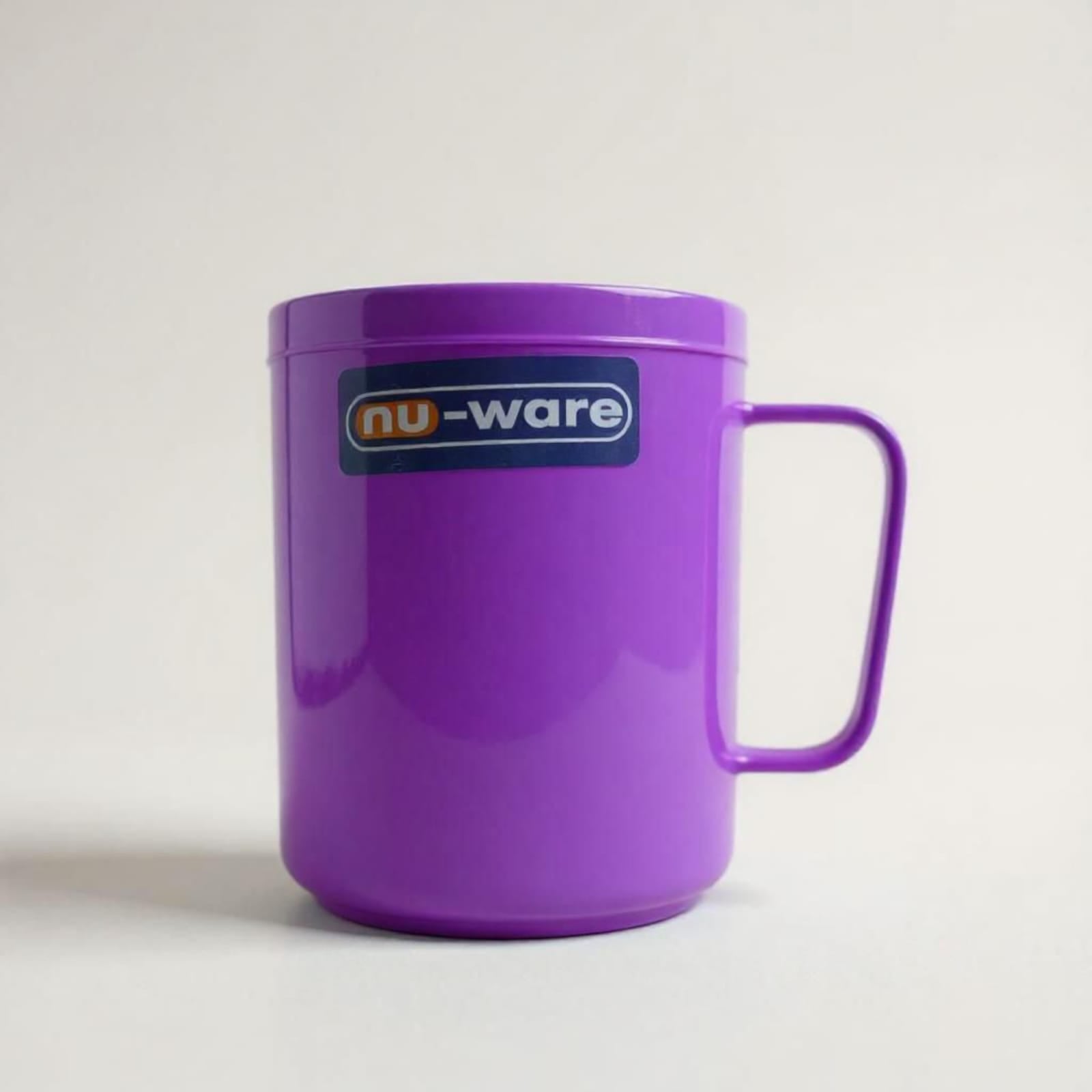 Nu Ware Plastic Camping Mug 375ml 4pack