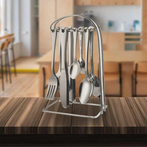 24pc Cutlery Set Hanging Stainless Steel SGN012-3