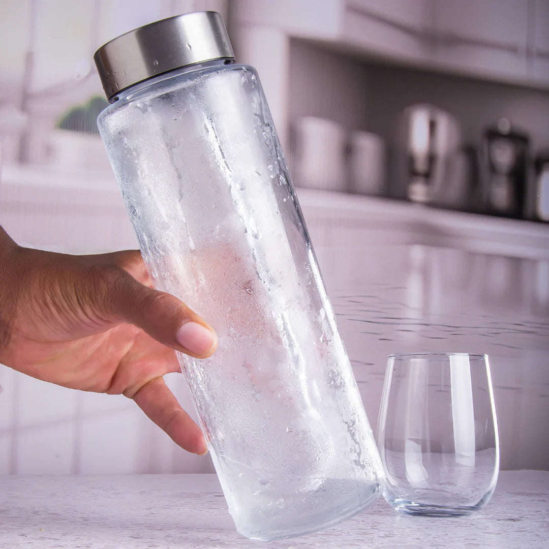 Simax Glass Drinking Water Bottle 1L