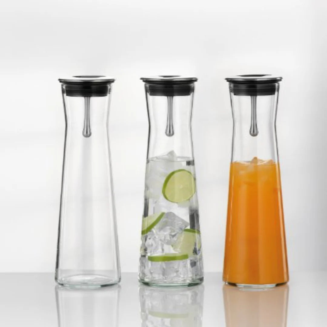 Simax Glass Carafe 1.1L with Metal Spout