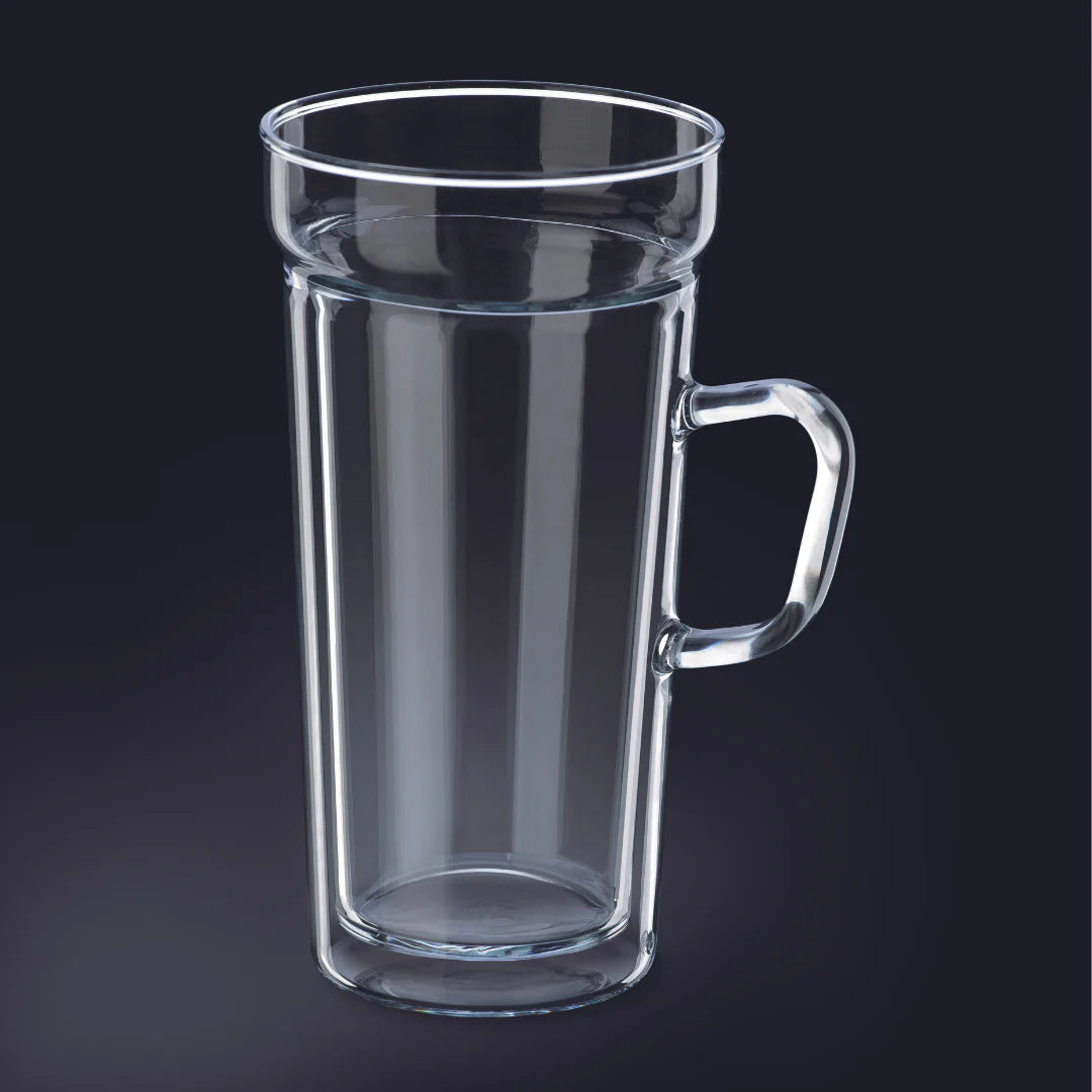 Simax 2-Piece Dual Glass Borosilicate Drinking Mug Set 400ml