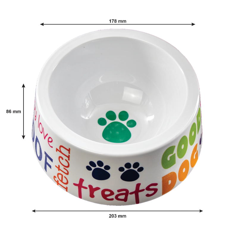 Melamine Dog Bowl 28418