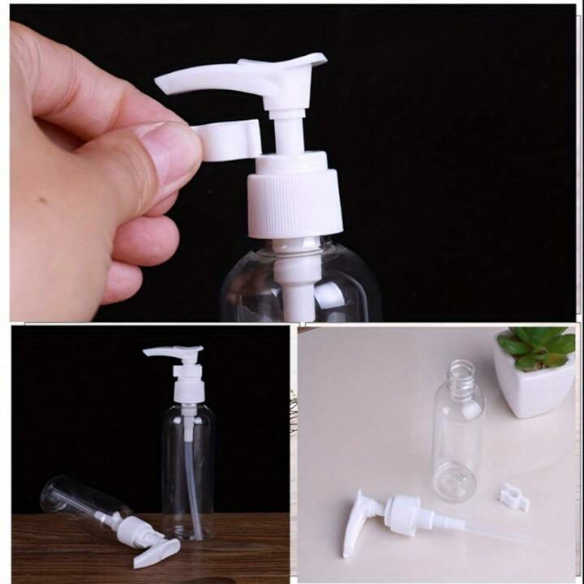 80ml PET Plastic Cosmetic Lotion Pump Bottle