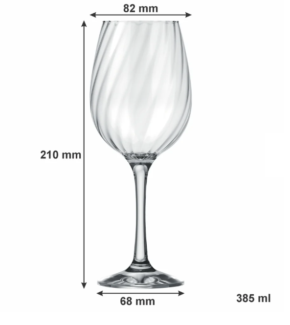 Nadir Ravena Stemmed White Wine Glass 385ml