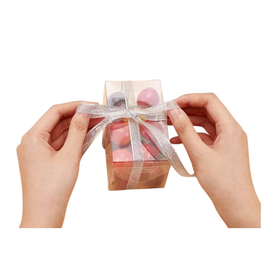 PVC Gift Boxes Transparent Open 1-Side 12pack