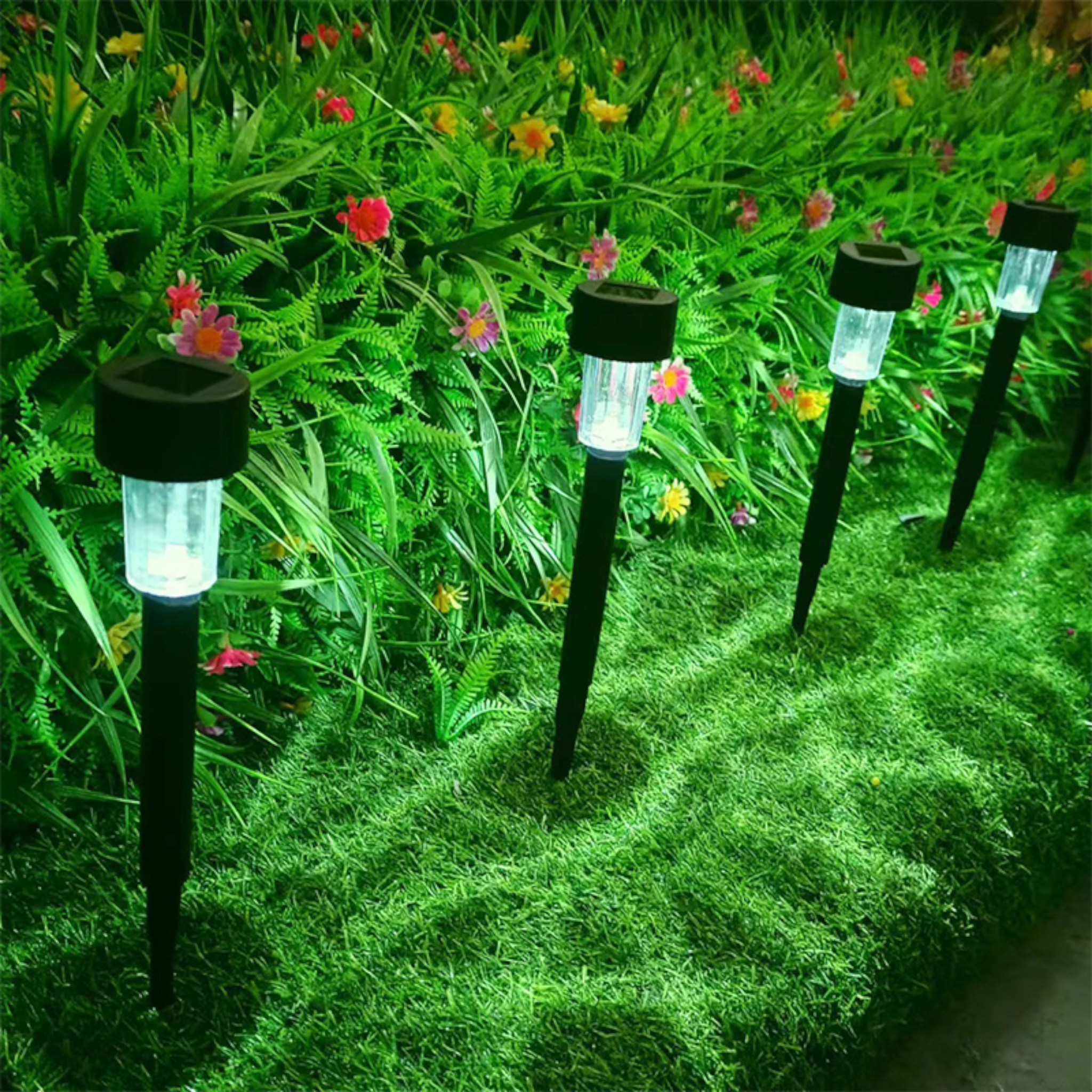 Solar Garden Light 35cm Plastic In PDQ 1pc
