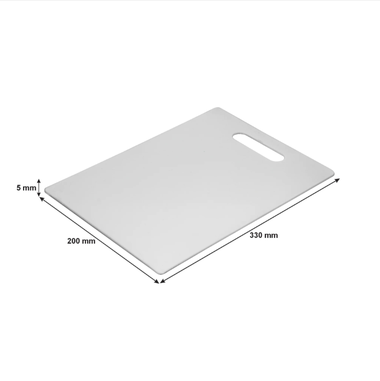 Regent Kitchen Cutting Board PP Plastic White 330x200x5mm
