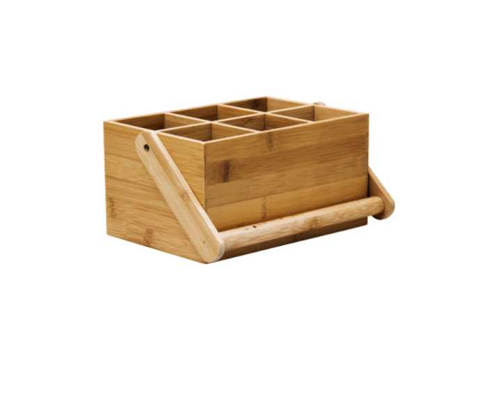 Regent Bamboo Caddy with handle 6 Divison 30202