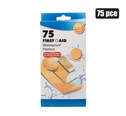 Firstaid Plaster Beige 75 Pack Assorted Size